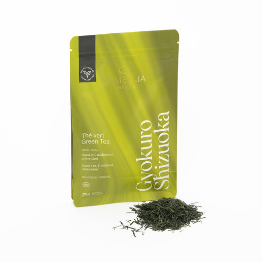 Organic green tea GYOKURO SHIZUOKA Grand Cru thé vert Biologique (75G)